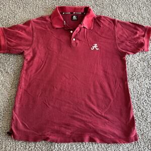 Vintage Starter Alabama Crimson TIde Logo Short Sleeve Polo Men L - 90s